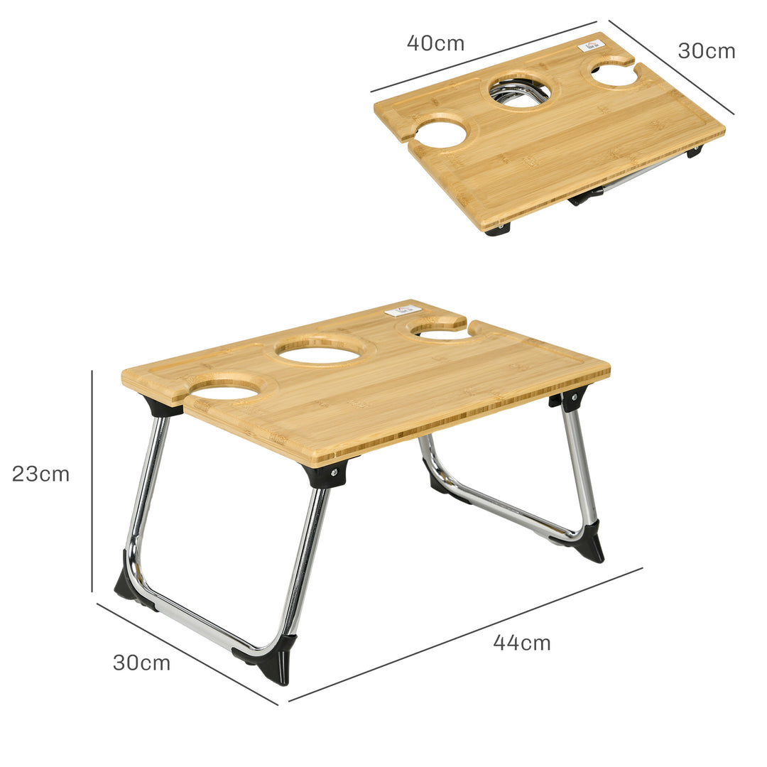 Foldable Wine Picnic Table