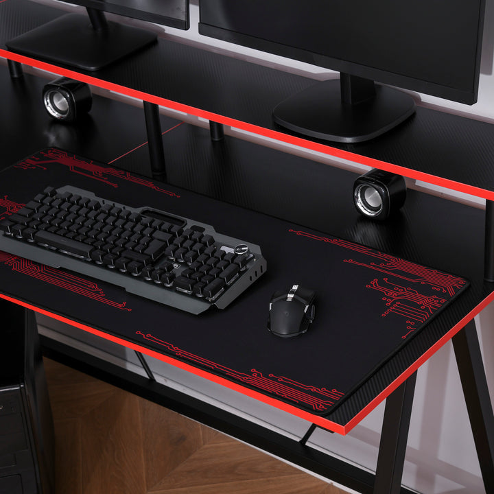 HOMCOM L-Shaped Gaming Desk