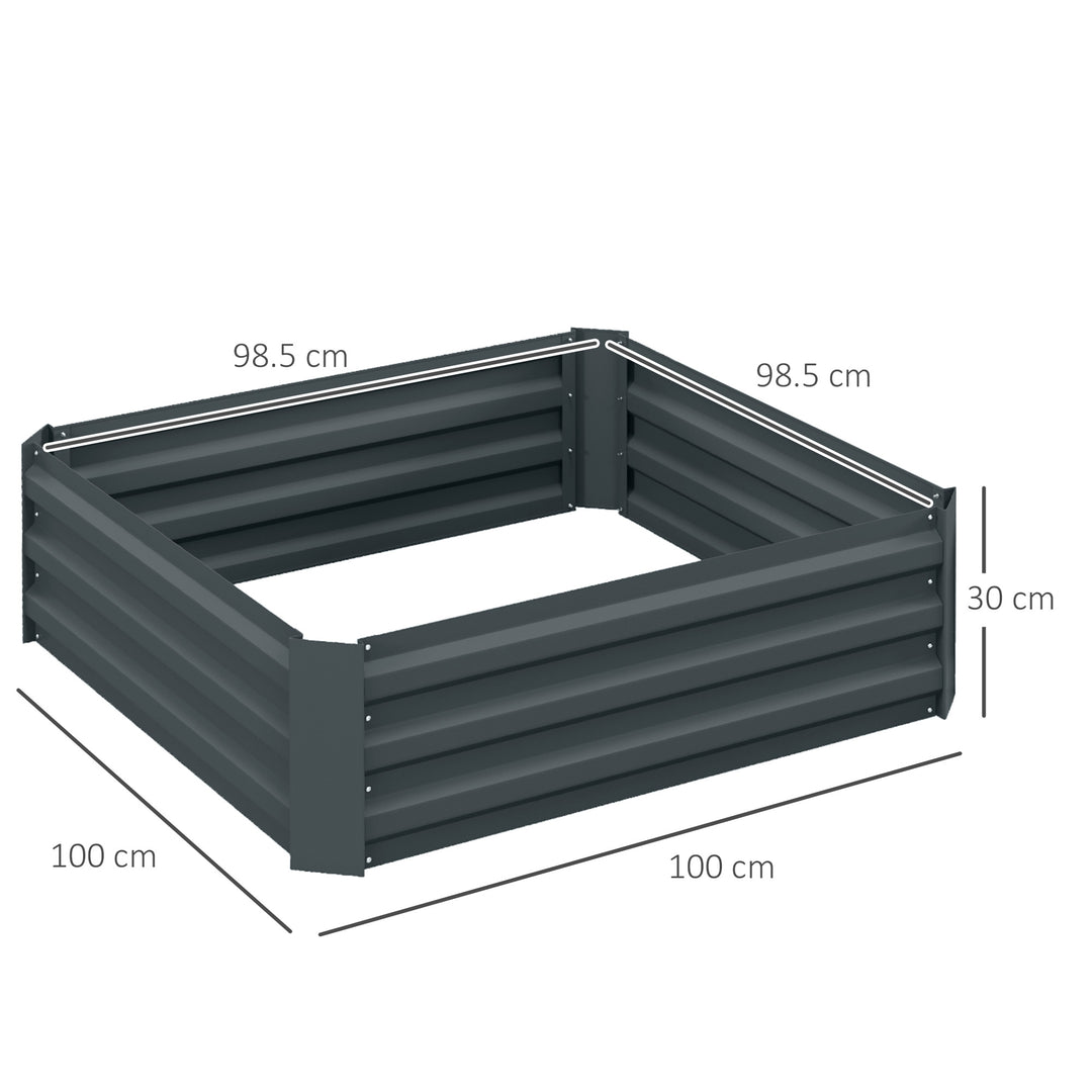 Raised Garden Beds: Elevated Galvanised Planter Boxes for Flowers & Herbs