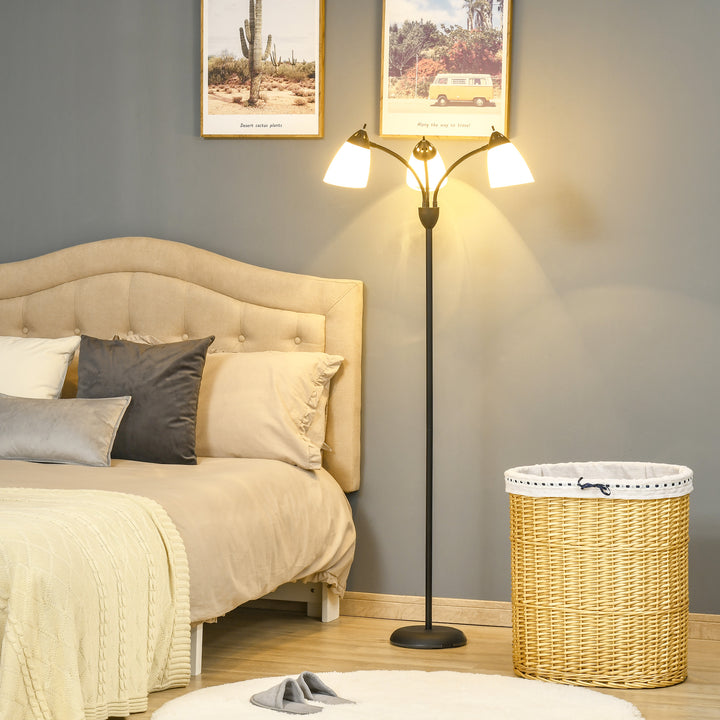 Arc Illuminator: Adjustable Industrial Standing Lamp for Bedroom & Lounge