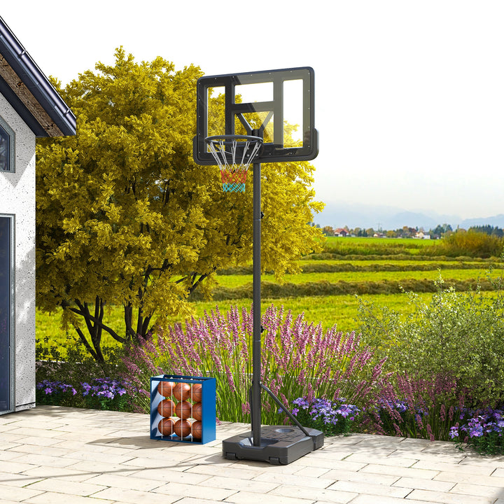 Height Adjustable Basketball Stand Net Set System