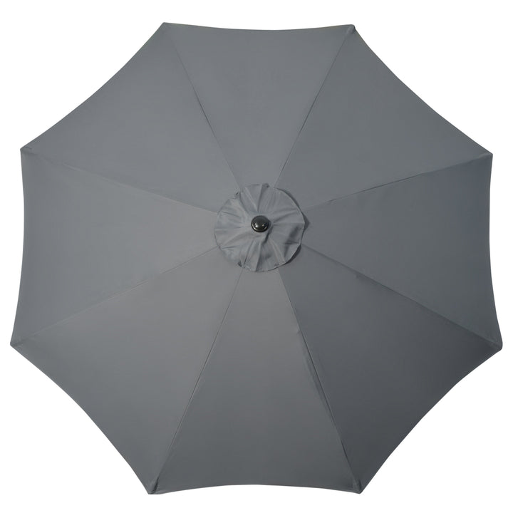 Waterproof Garden Parasol: Market Table Umbrella with Sun-Shading Canopy