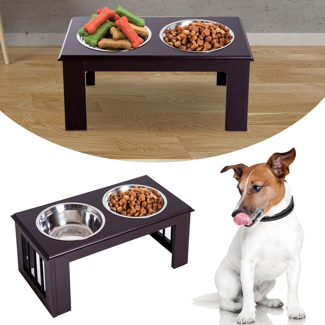 Large Stainless Steel Pet Feeder