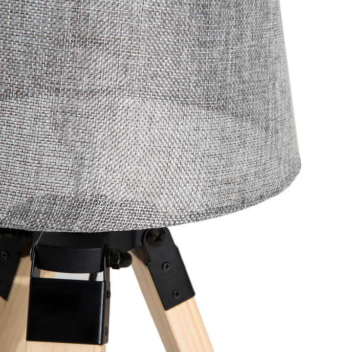 Tripod Table Lamp: Wooden Base