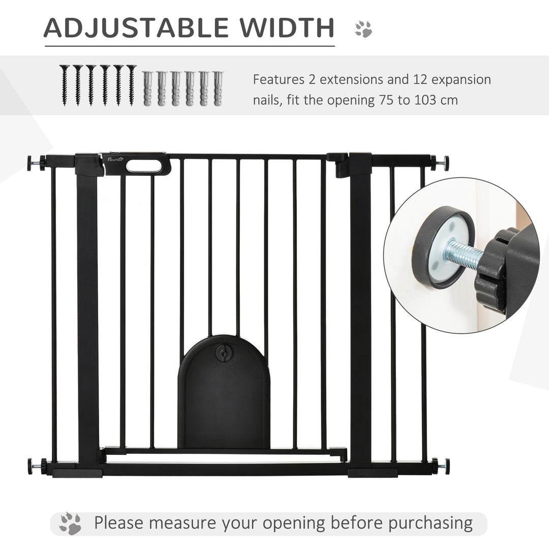 75-103 cm Extra Wide Pet Safety Gate Barrier