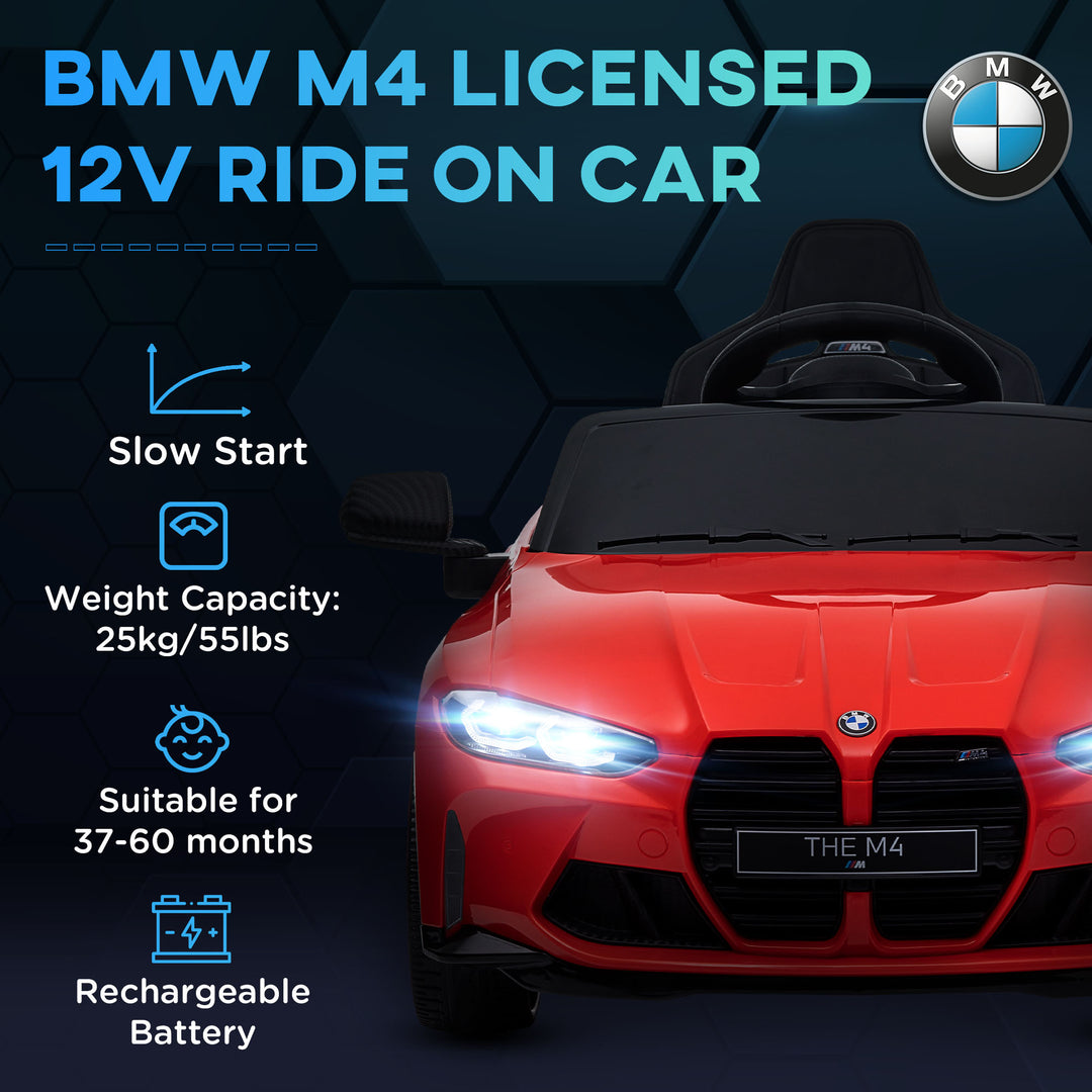 12V BMW M4 Licensed Kids Car with Easy Transport