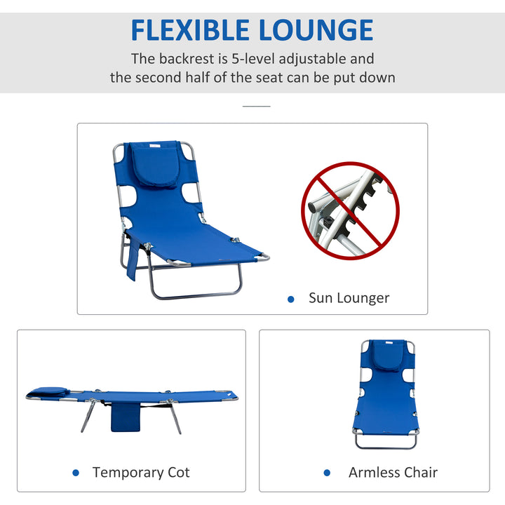 Foldable Sun Lounger Set