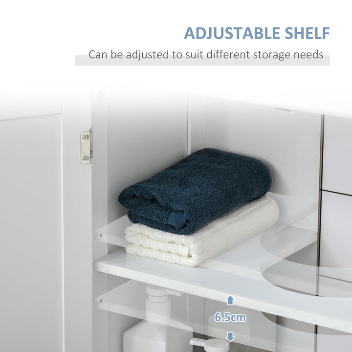 Kleankin Under-Sink Organiser with Adjustable Shelf