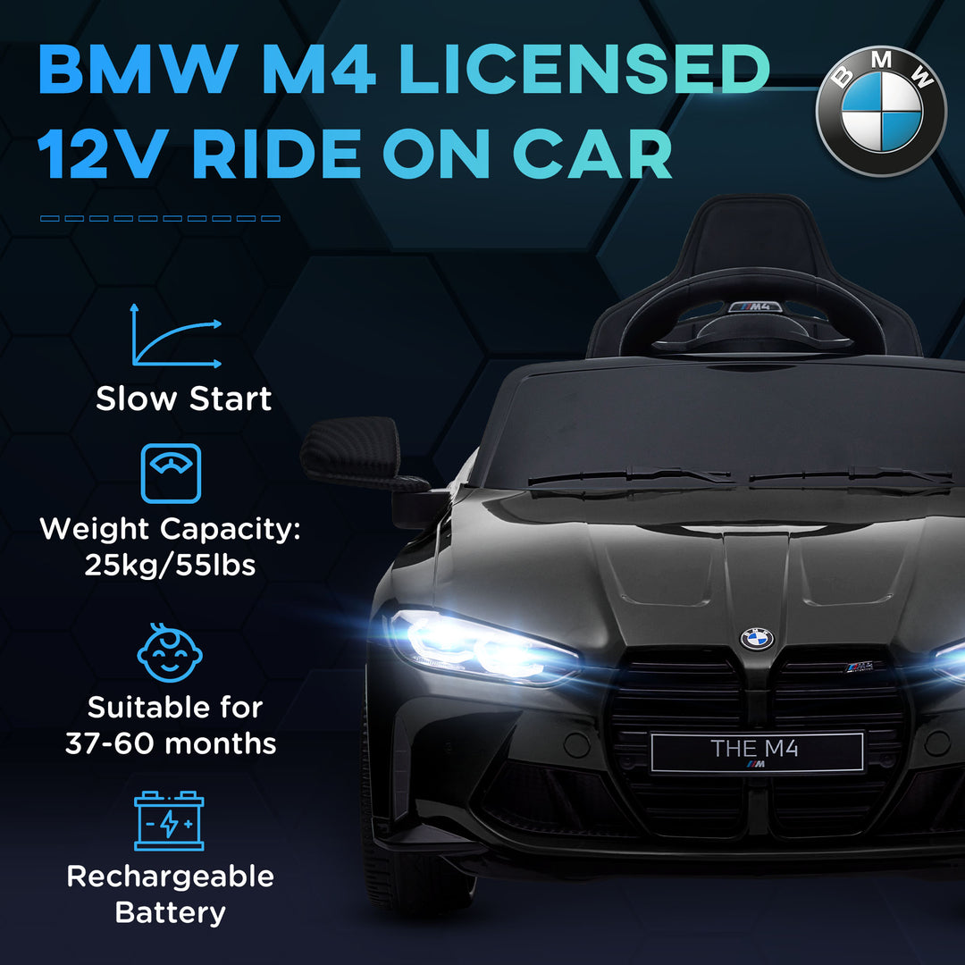 12V BMW M4 Licensed Kids Car with Easy Transport