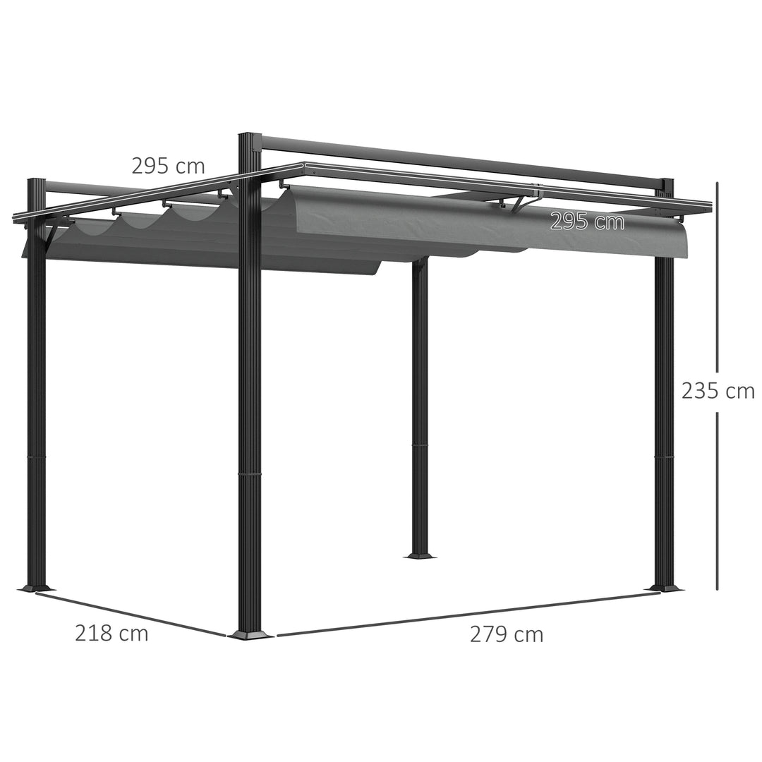 3 x 3(m) Retractable Pergola