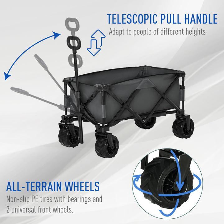 Festival Trolley Garden Cart Folding Metal Frame