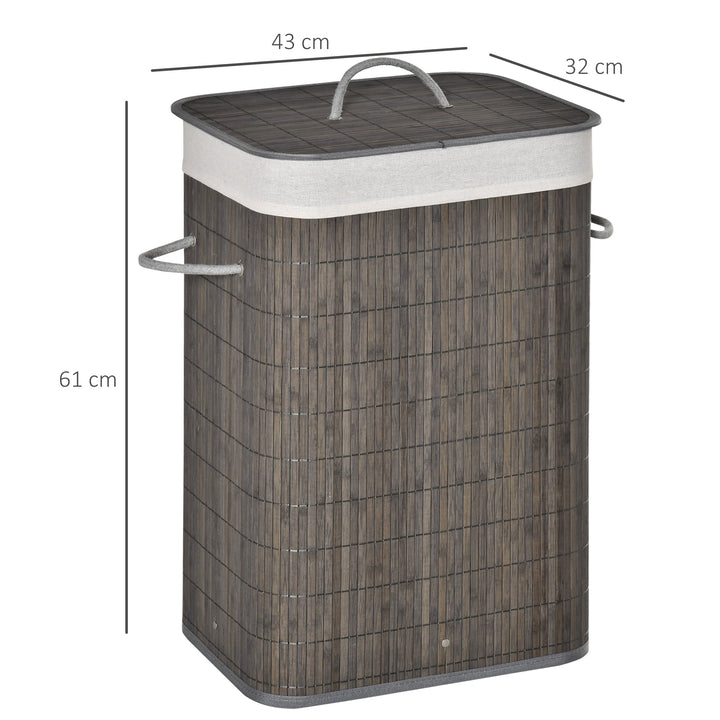 Collapsible Laundry Caddy: Flip-Lid Hamper with Removable Liner