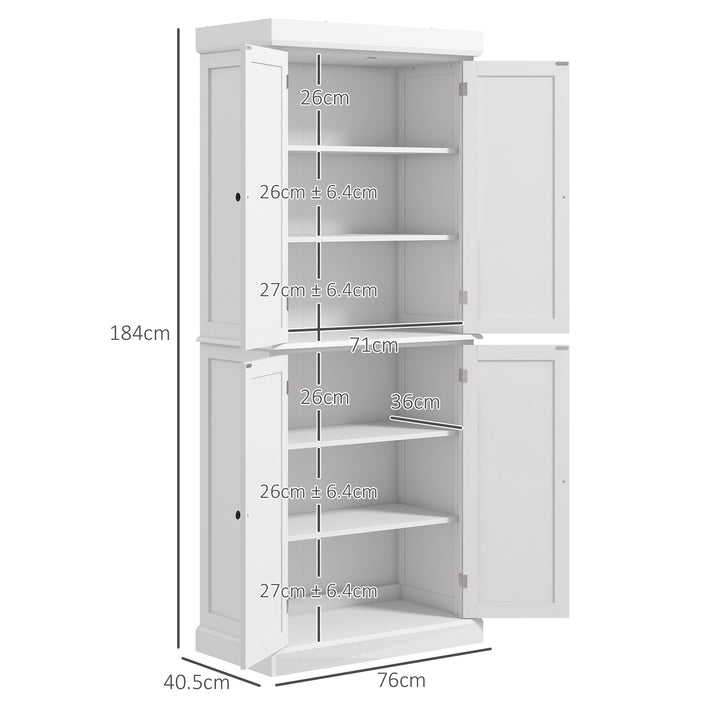 Freestanding Kitchen Cupboard with 4 Doors