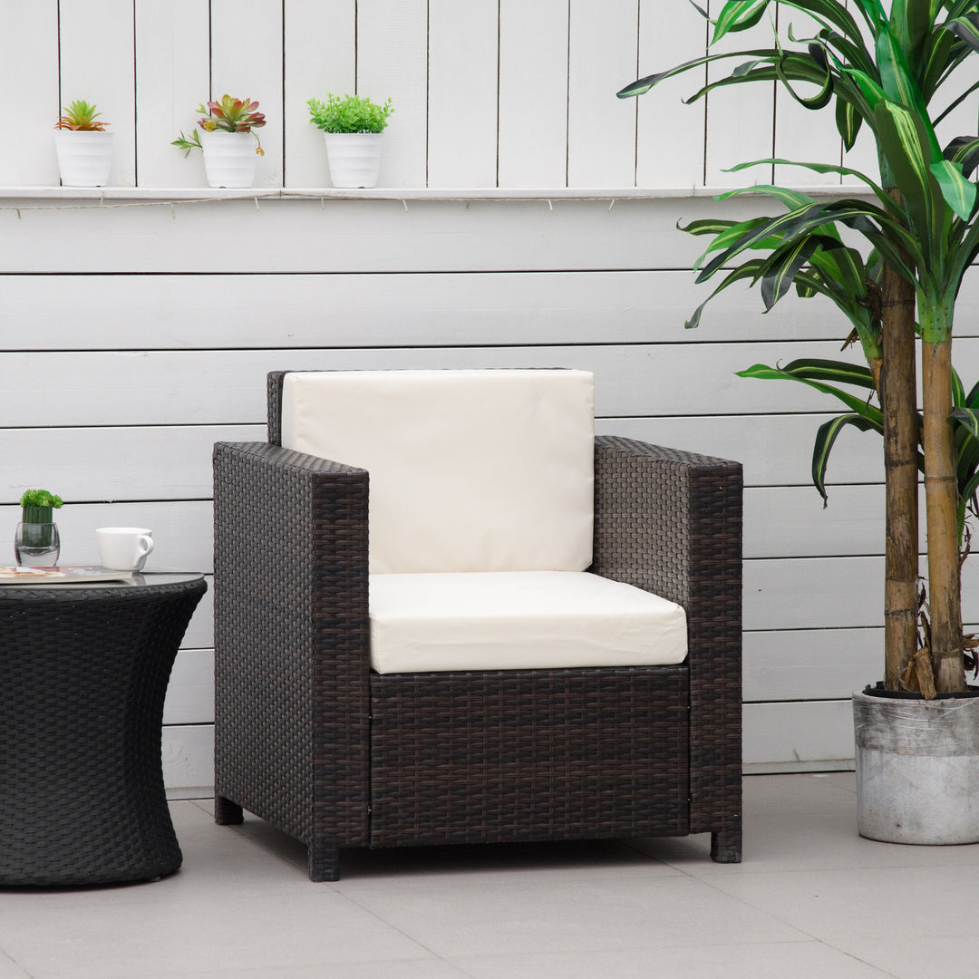 Rattan Single Sofa Armchair