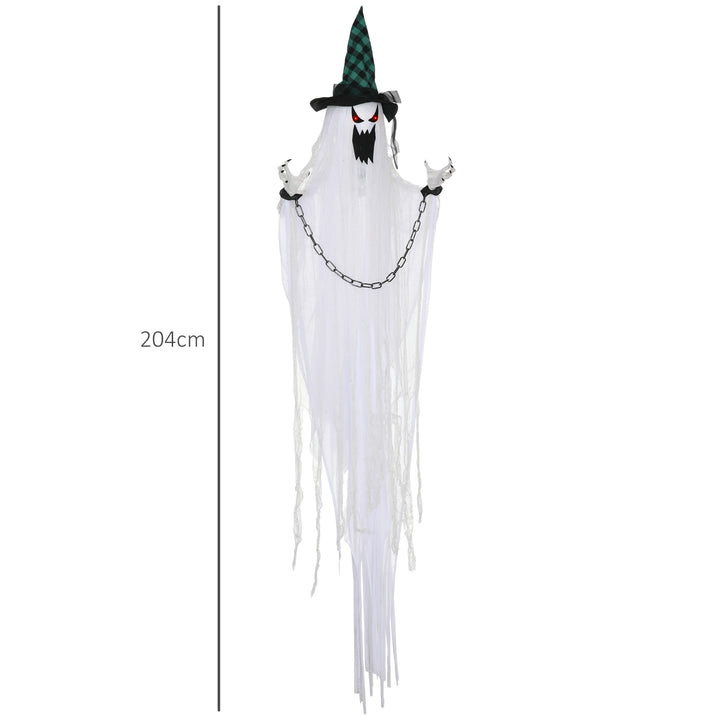 204cm 80" Hanging Ghost Outdoor Halloween Decoration