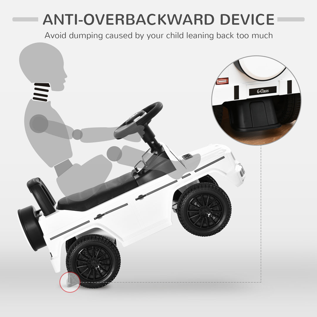 Mercedes-Benz G350 Baby Rider: Foot-to-Floor Slider with Push Handle