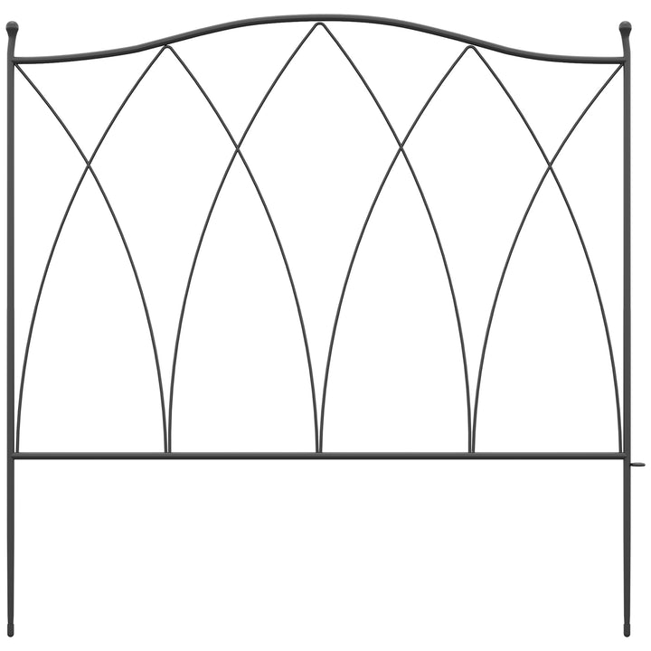 Garden Fencing: Rustproof Metal Picket Panels