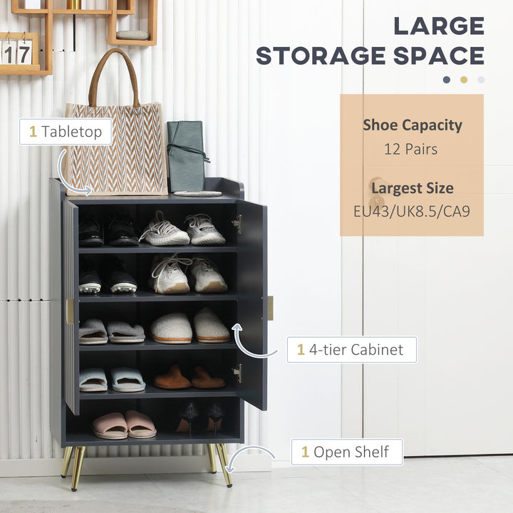 Entryway Furniture Set for 19 Pairs of Shoes