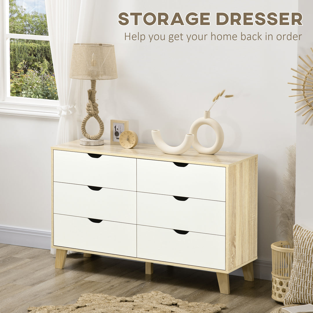 6-Drawer Wide Chest