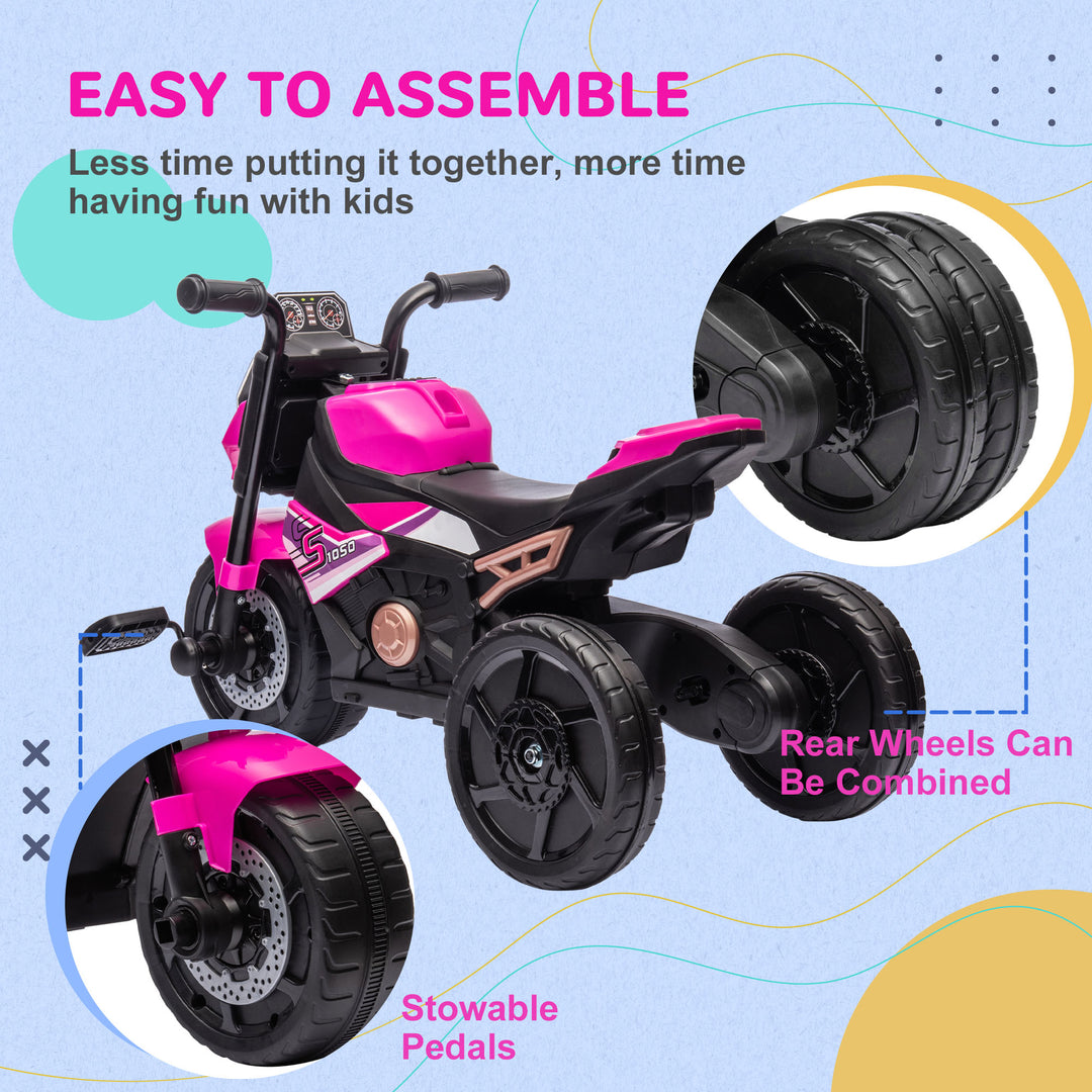 Motorcycle Design 3 in 1 Toddler Trike