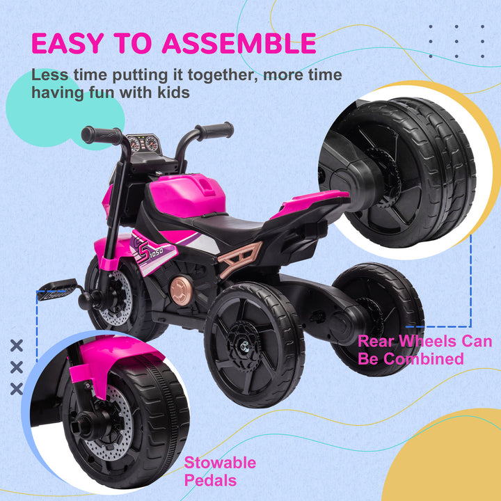 Motorcycle Design 3 in 1 Toddler Trike