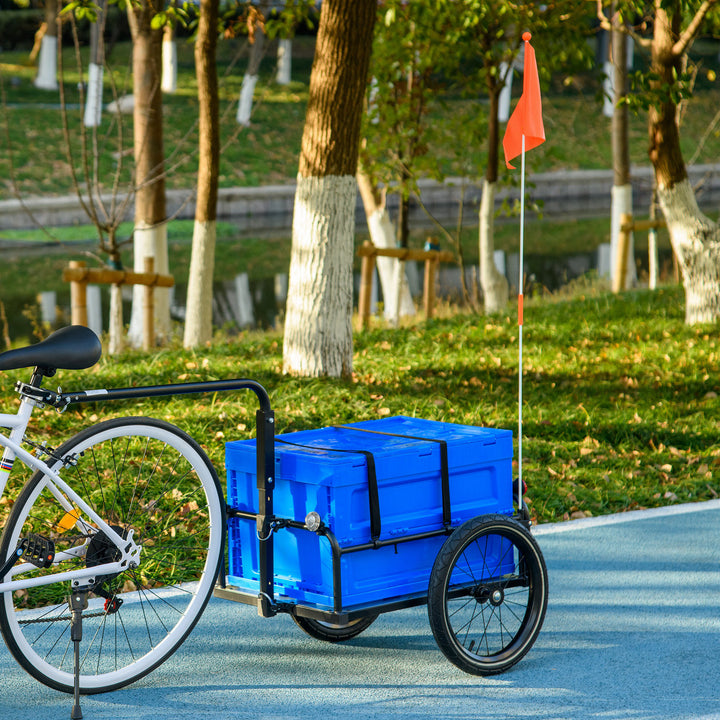 Bicycle Cargo Trailer with Steel Frame