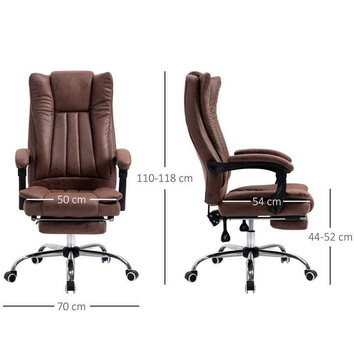 Vinsetto Ergonomic Desk Chair, Brown