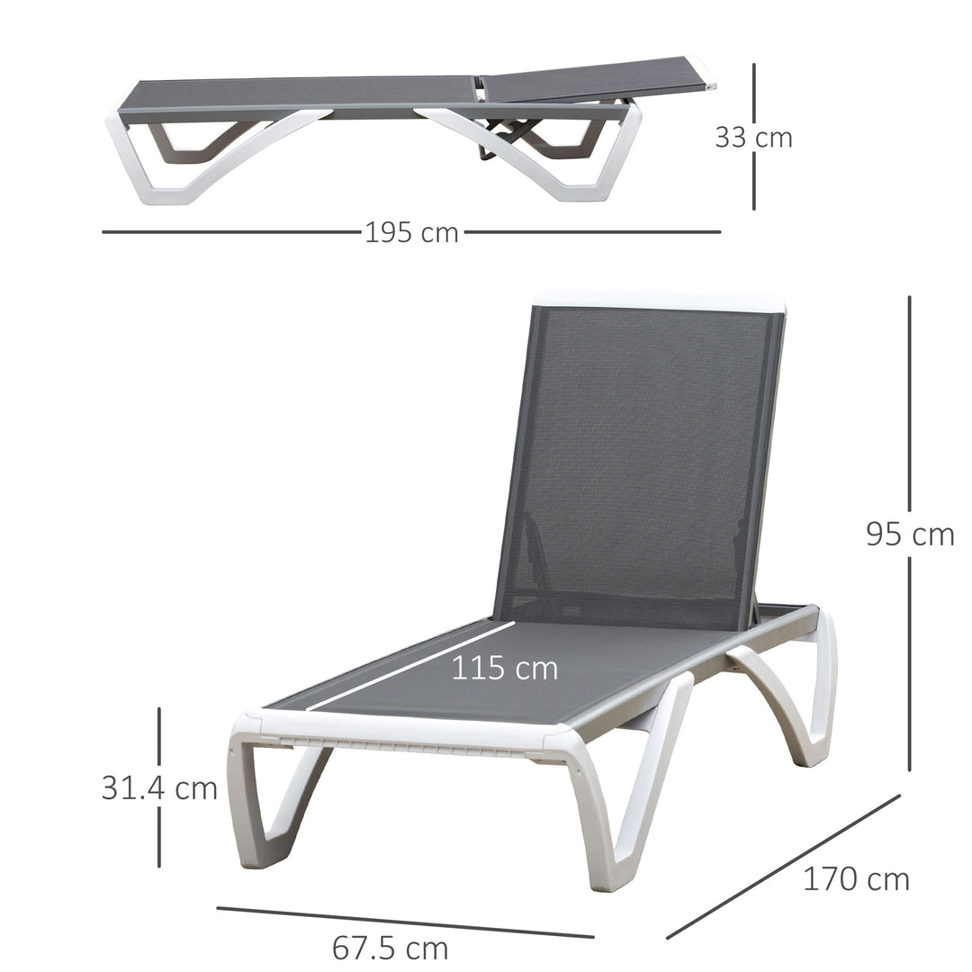 Portable Outdoor Chaise Lounge