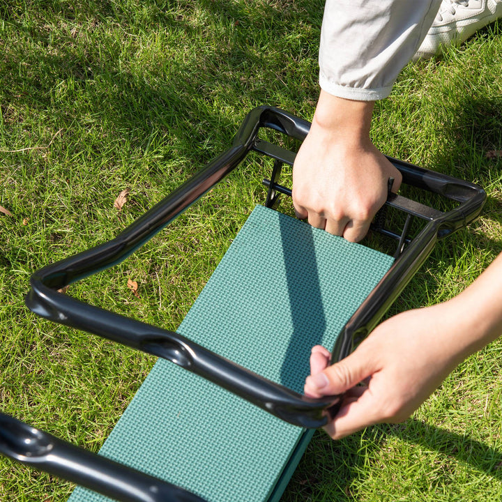 Foldable Garden Kneeler and Seat