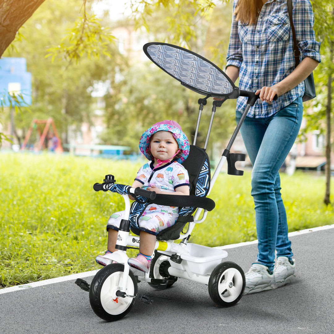 4 in 1 Tricycle for Kids with 5-point harness straps