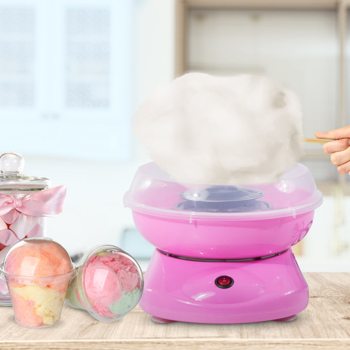 Candy Floss Machine Electric Cotton Candy Maker Gadgetry 450W (Pink)