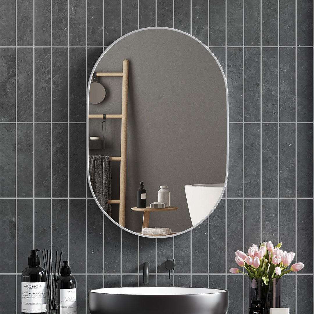 Oval Bathroom Mirror