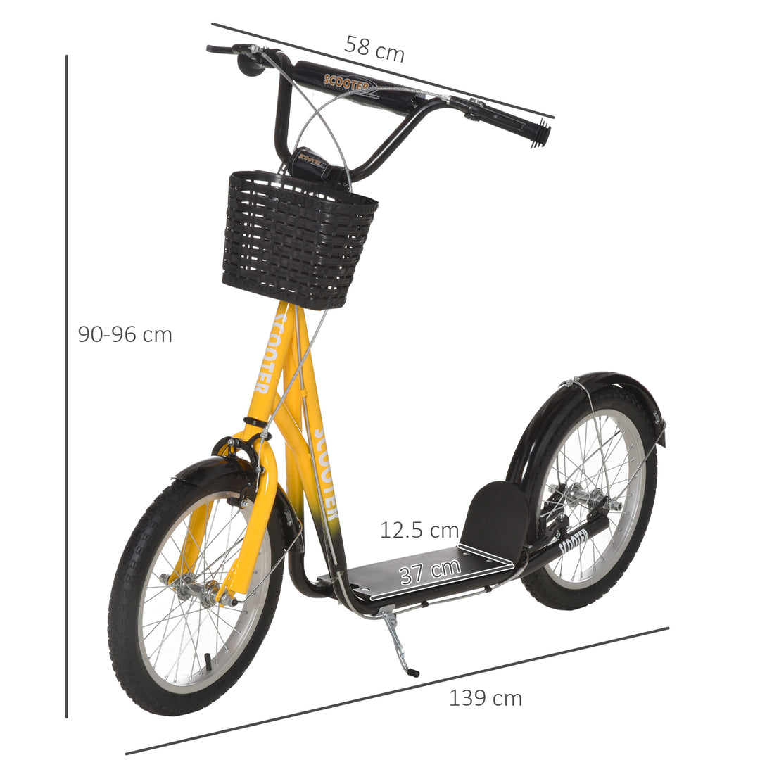 Kiddie Cruiser: Adjustable Scooter with Dual Brakes