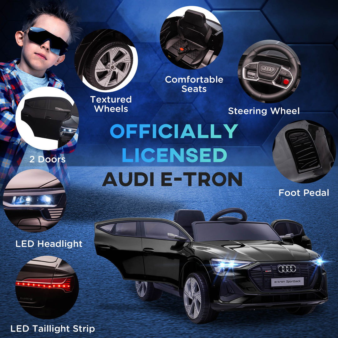 12V Audi E-tron Licensed Ride On Car