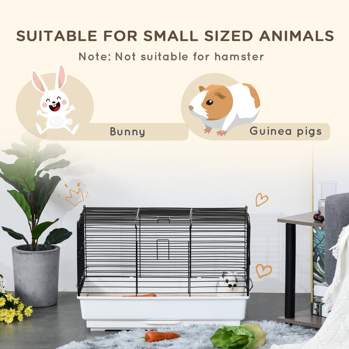 Indoor Small Animal Cage with Wood Floor