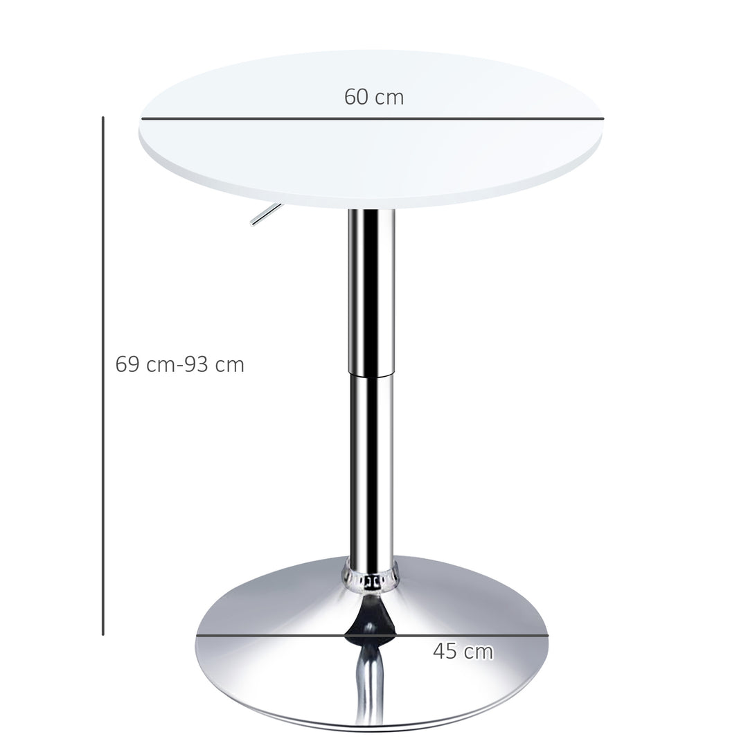 Adjustable Round Bistro Table