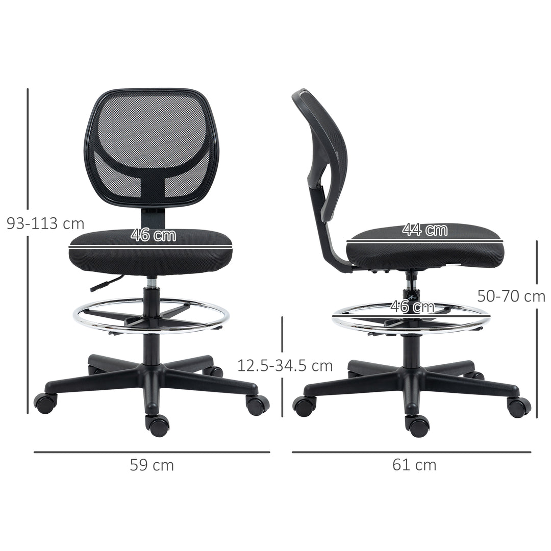 Vinsetto Ergonomic Mesh Office Chair, Black