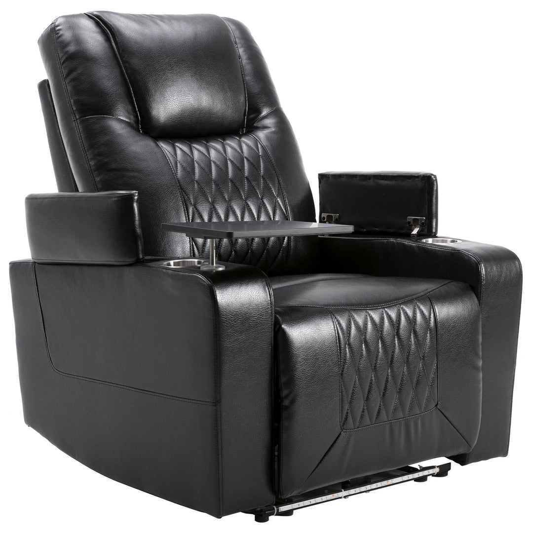 Electric Recliner Chair with Hand in-Arm Storage