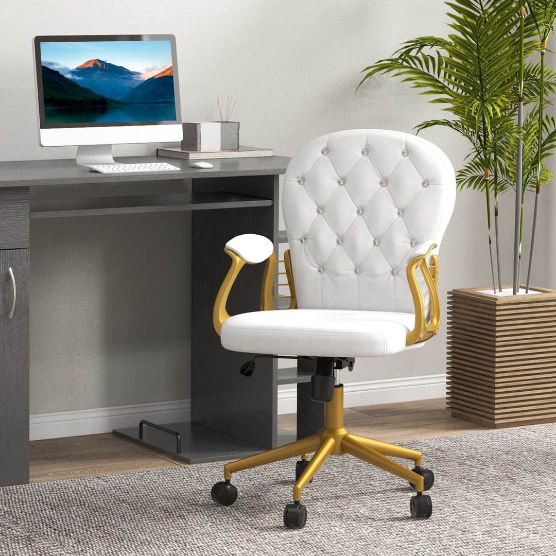 Vinsetto Adjustable Chair, Cream White