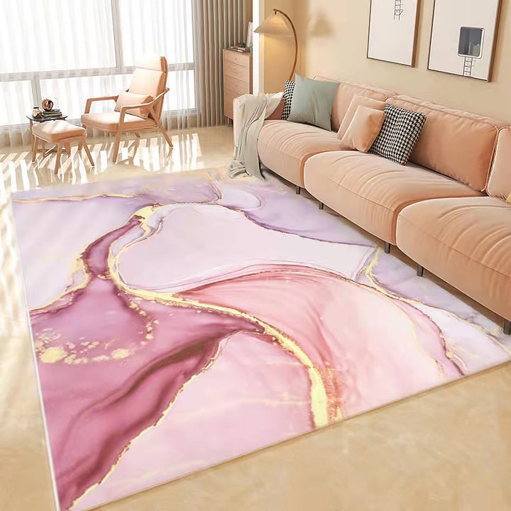 1200mm x 1600mm Abstract Modern Polyester Area Rug Living Room Flowing Pattern