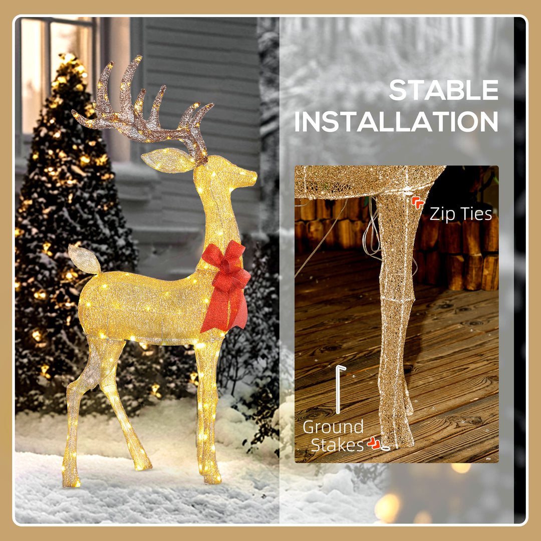 Lighted Reindeer Christmas Decoration