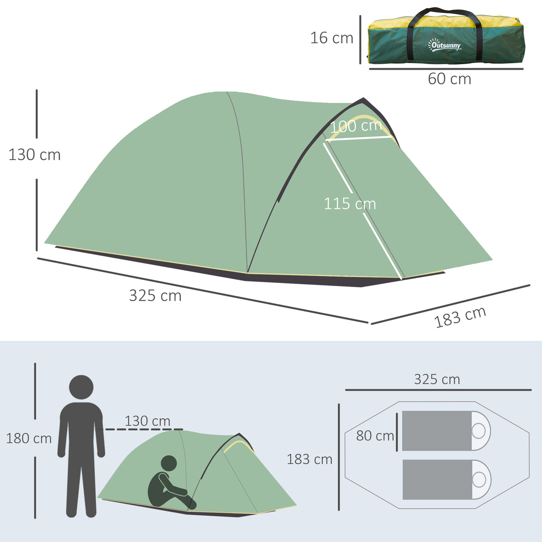 Dome Camping Tent for 2