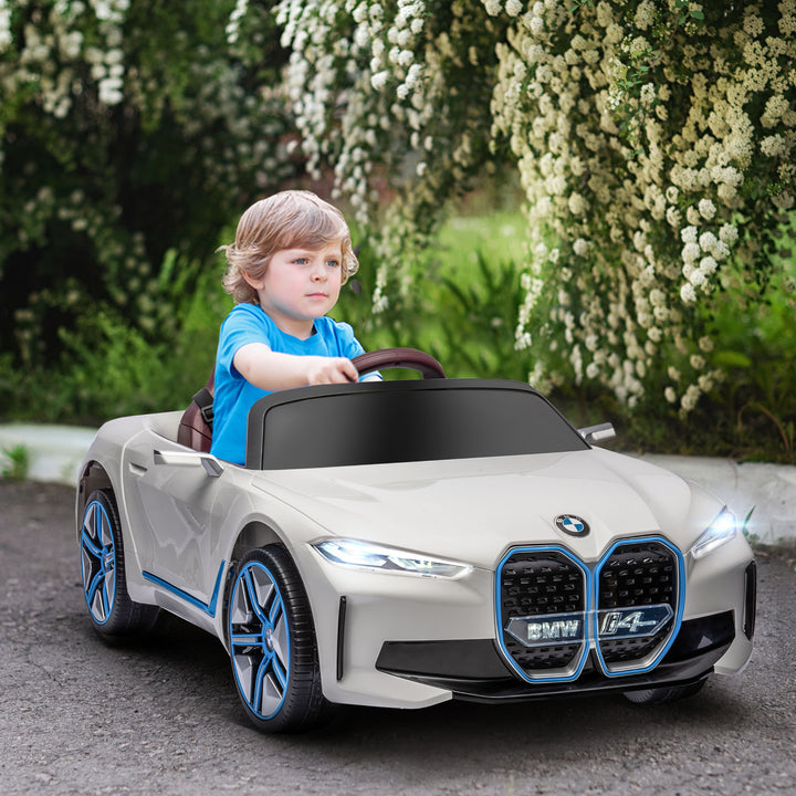 BMW i4 Licensed 12V Kids Electric Ride on Car w/ Remote Control