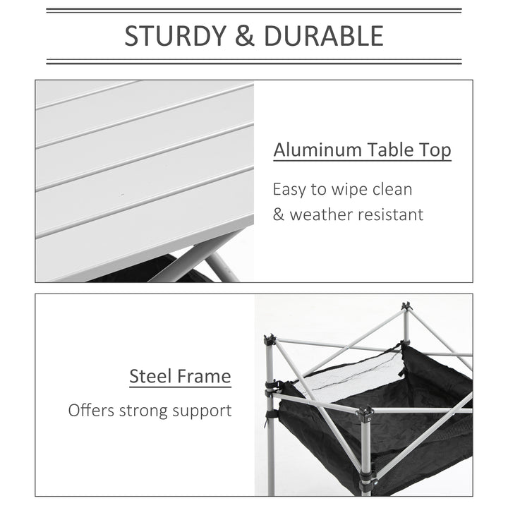 Portable Camping Table: Foldable Outdoor Dining Desk