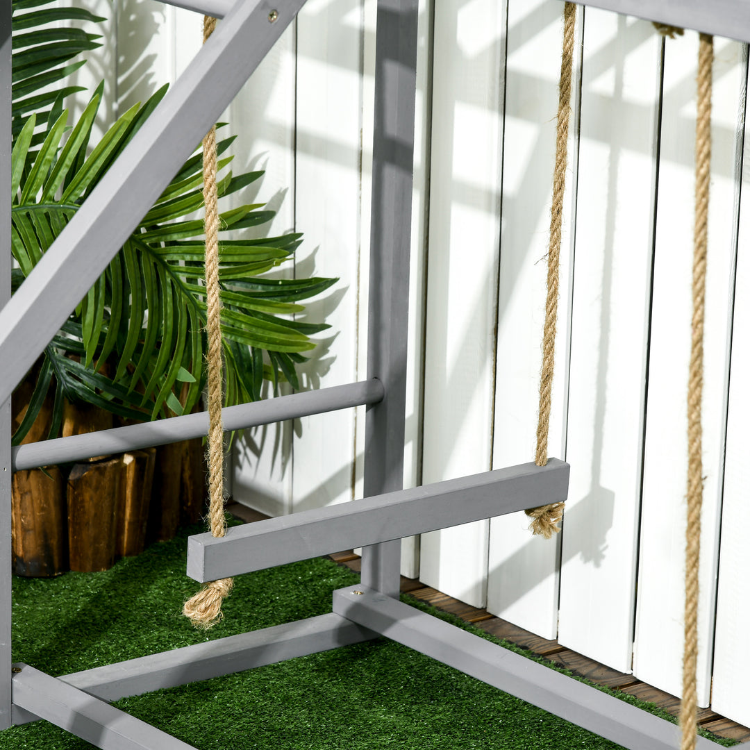 Walk In Chicken Run with Chicken Activity Shelf and Cover