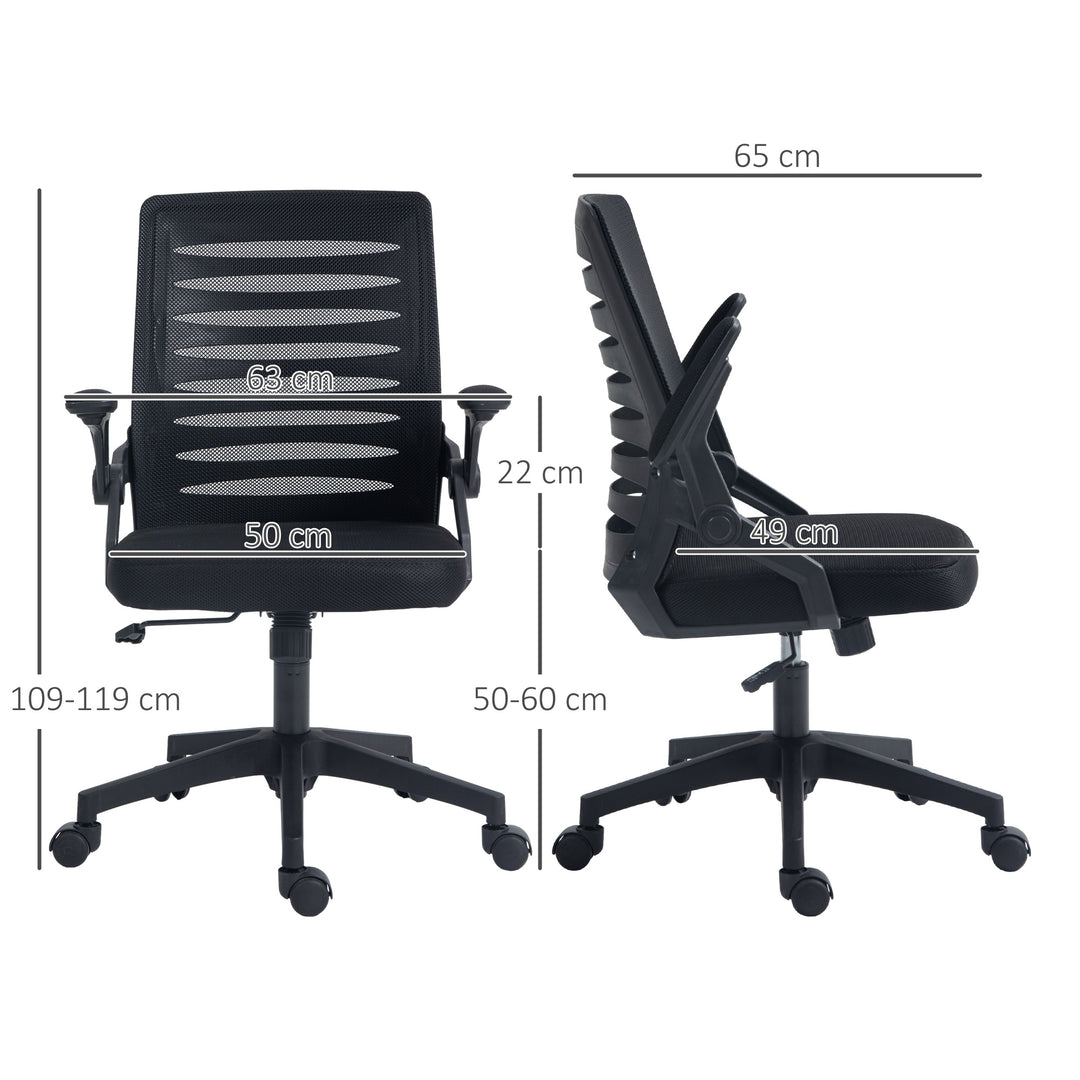 Vinsetto Mesh Office Chair, Black