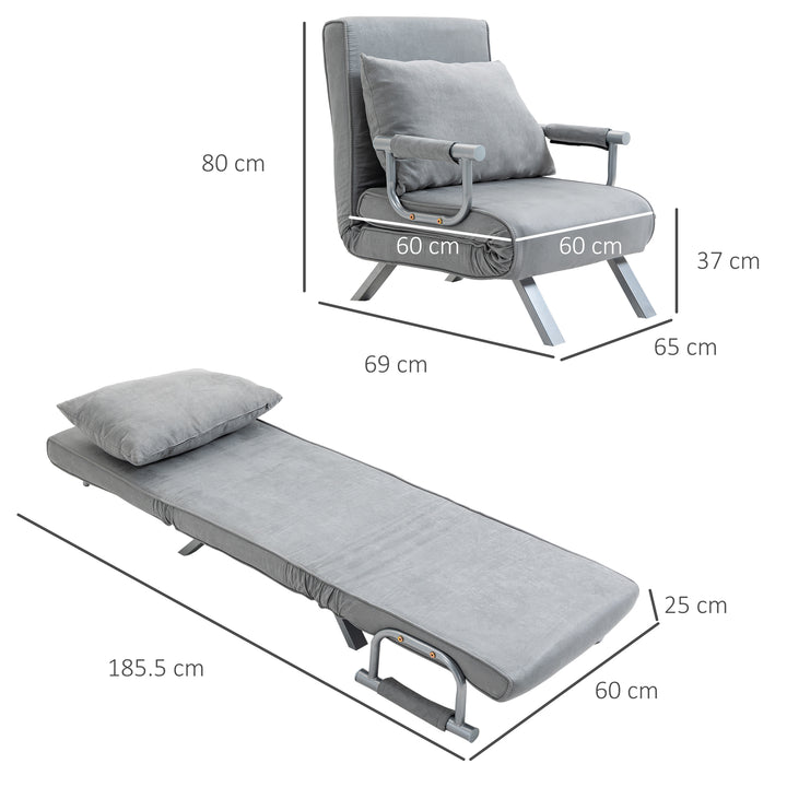 2-In-1 Design Single Sofa Bed Sleeper