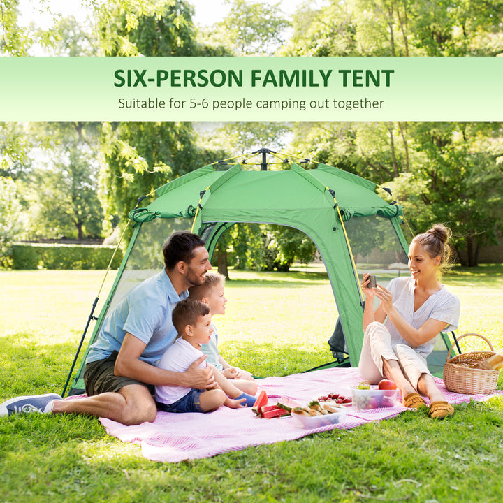 6 Person Pop Up Camping Tent