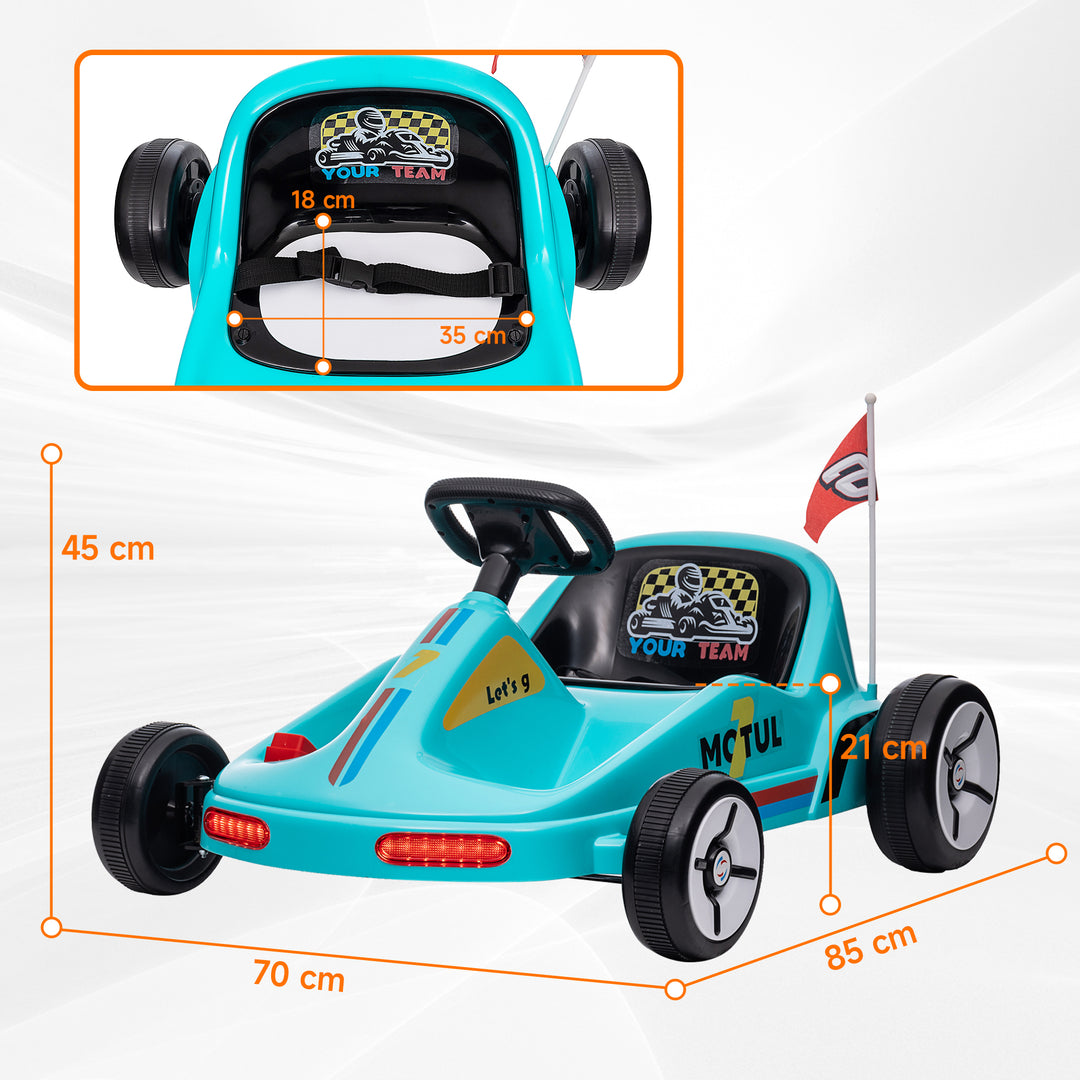 6V Electric Go Kart for Kids with Music