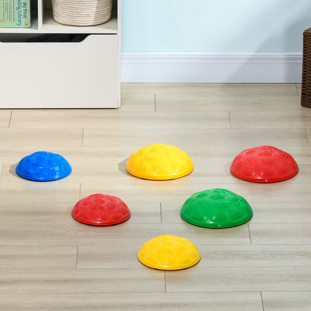 6Pcs Kids Stepping Stones with Non-Slip Mats